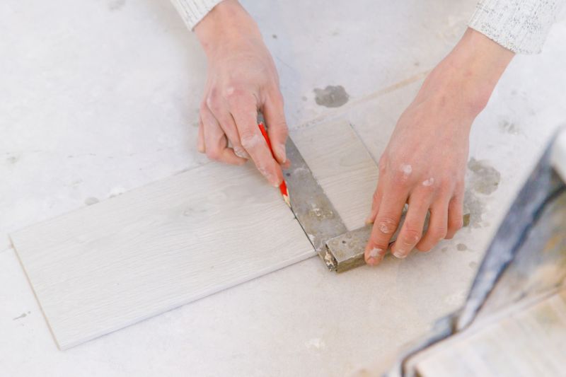 Tile Floor Reglazing detail
